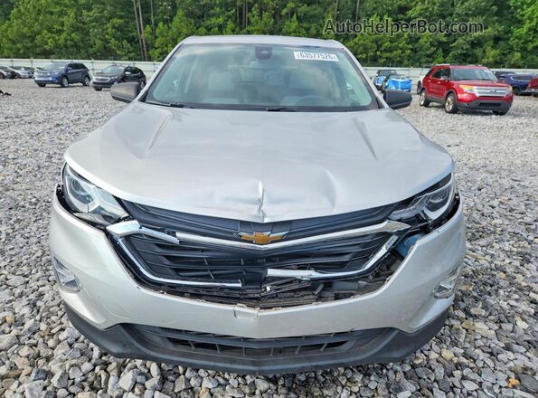 3GNAXHEVXMS110367 2021 CHEVROLET EQUINOX Silver Դիմացի տեսք