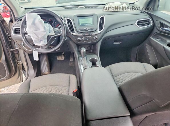 3GNAXJEV1JS577101 2018 CHEVROLET EQUINOX Gray Вид панелі приладів
