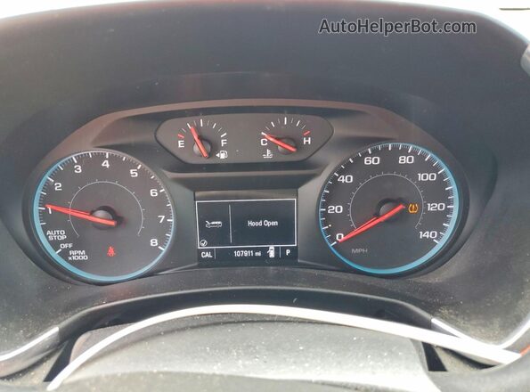 3GNAXJEV1JS580404 2018 CHEVROLET EQUINOX Gray Widok zestawu wskaźników