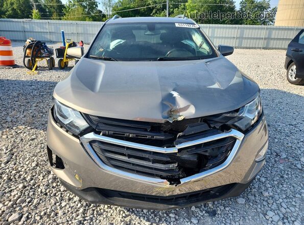 3GNAXJEV1JS580449 2018 CHEVROLET EQUINOX Gray Widok z przodu