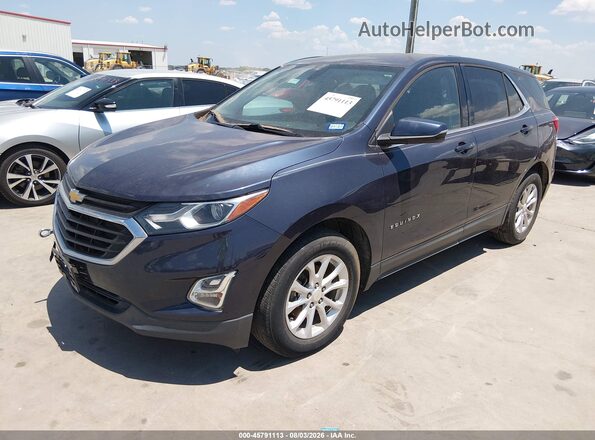3GNAXJEV1JS580595 2018 CHEVROLET EQUINOX Blue Przód lewy
