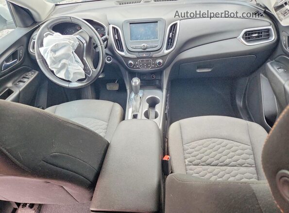 3GNAXJEV1JS593749 2018 CHEVROLET EQUINOX Silver Вид панелі приладів