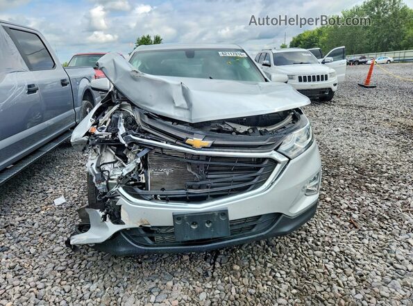3GNAXJEV1JS593749 2018 CHEVROLET EQUINOX Silver Вид спереду