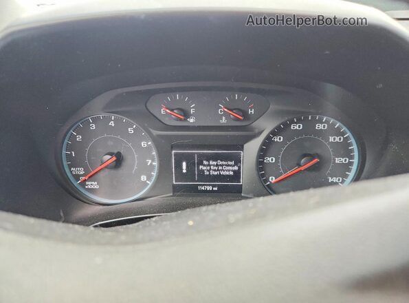 3GNAXJEV1JS593749 2018 CHEVROLET EQUINOX Silver Вид щитка приладів