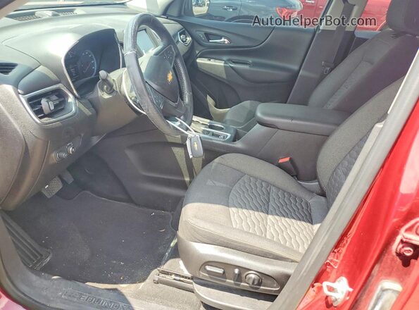 3GNAXJEV1JS642299 2018 CHEVROLET EQUINOX Red წინა სალონის ხედი