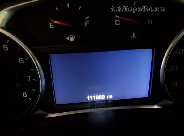 3GNAXJEV1KS640974 2019 CHEVROLET EQUINOX Серебряный Вид щитка приборов