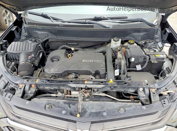 3GNAXJEV2JL129024 2018 CHEVROLET EQUINOX Black Vista del compartimento del motor
