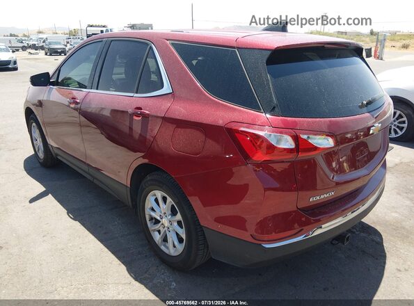 3GNAXJEV2JS634700 2018 CHEVROLET EQUINOX Burgundy Trasero izquierdo