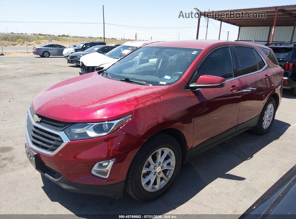 3GNAXJEV2JS634700 2018 CHEVROLET EQUINOX Burgundy Vista tres cuartos delantera izquierda