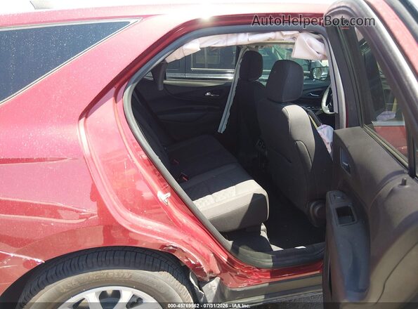 3GNAXJEV2JS634700 2018 CHEVROLET EQUINOX Burgundy Vista de la etiqueta del VIN