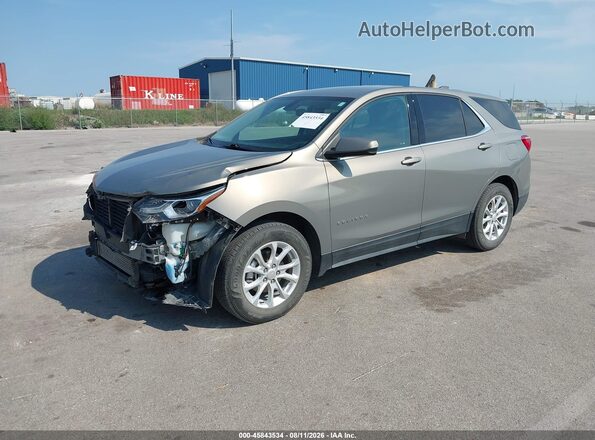 3GNAXJEV2JS644742 2018 CHEVROLET EQUINOX Gray Vista tres cuartos delantera izquierda