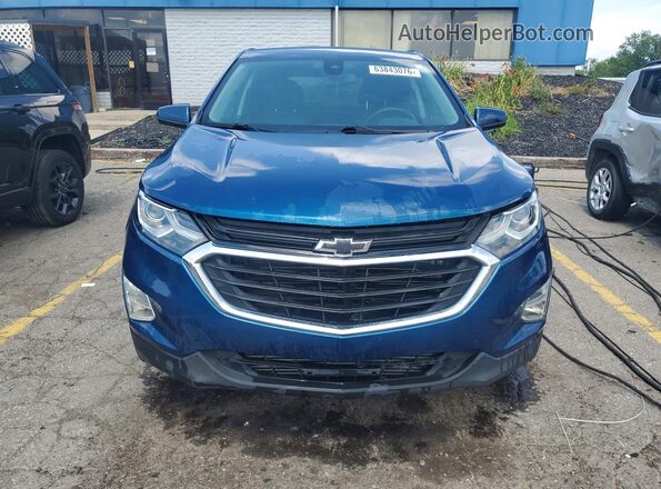 3GNAXJEV2LL210219 2020 CHEVROLET EQUINOX Blue Вид спереду