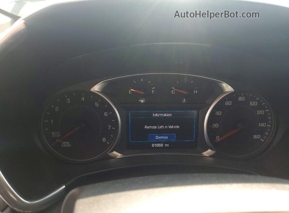 3GNAXJEV2LL210219 2020 CHEVROLET EQUINOX Blue Вид щитка приладів