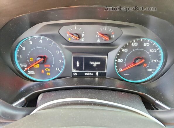3GNAXJEV3JS592859 2018 CHEVROLET EQUINOX Gray Widok zestawu wskaźników