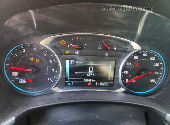 3GNAXJEV4JS632429 2018 CHEVROLET EQUINOX Gray Instrument cluster view
