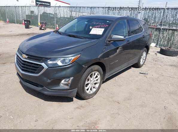 3GNAXJEV4JS642880 2018 CHEVROLET EQUINOX Black წინა მარცხენა ხედი სამი მეოთხედიდან