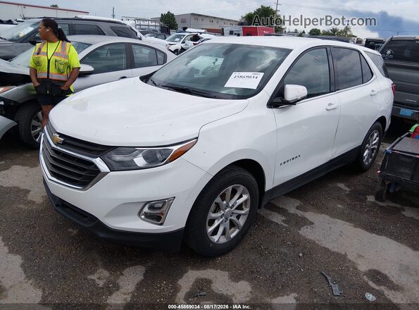 3GNAXJEV5JS593432 2018 CHEVROLET EQUINOX White წინა მარცხენა ხედი სამი მეოთხედიდან