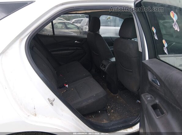 3GNAXJEV5JS593432 2018 CHEVROLET EQUINOX White VIN კოდის სტიკერის ხედი