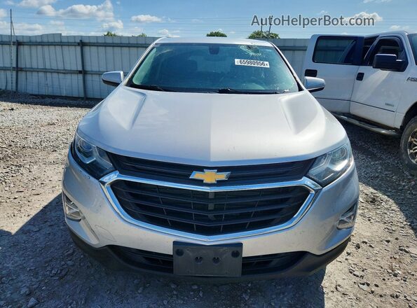 3GNAXJEV6JS505195 2018 CHEVROLET EQUINOX Silver Widok z przodu