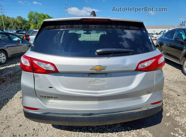 3GNAXJEV6JS505195 2018 CHEVROLET EQUINOX Silver Widok z tyłu