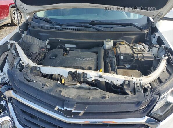 3GNAXJEV6JS586070 2018 CHEVROLET EQUINOX White ძრავის განყოფილების ხედი