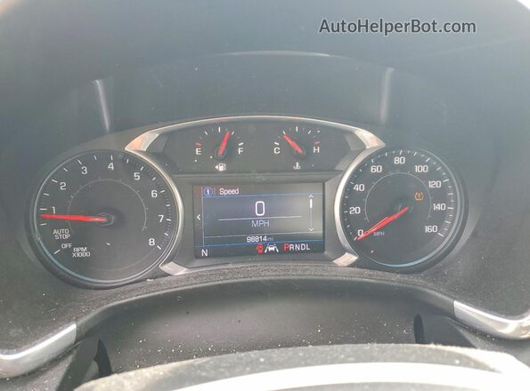 3GNAXJEV6LL158156 2020 CHEVROLET EQUINOX Серебряный Вид щитка приборов