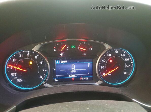 3GNAXJEV6LS503109 2020 CHEVROLET EQUINOX Silver Widok zestawu wskaźników