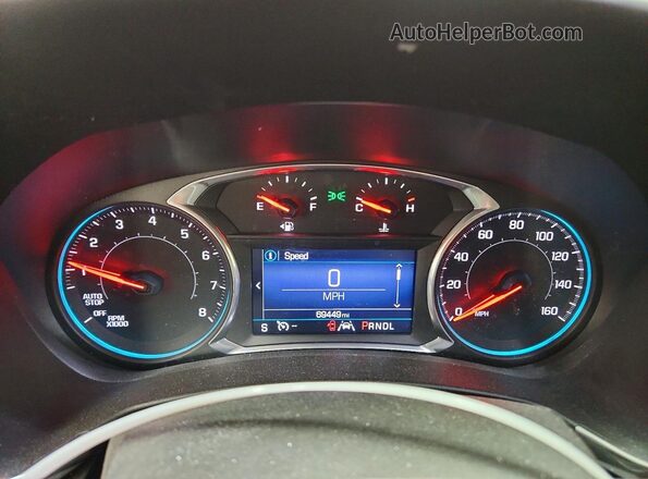 3GNAXJEV6LS540161 2020 CHEVROLET EQUINOX Burgundy Вид щитка приладів