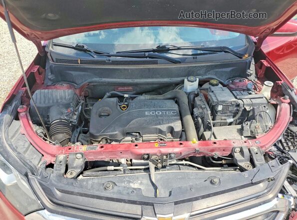 3GNAXJEV7JS564255 2018 CHEVROLET EQUINOX Red Widok komory silnika