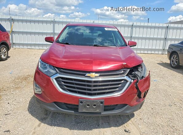 3GNAXJEV7JS564255 2018 CHEVROLET EQUINOX Red Widok z przodu