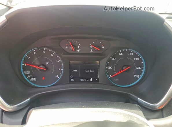 3GNAXJEV7JS564255 2018 CHEVROLET EQUINOX Red Widok zestawu wskaźników