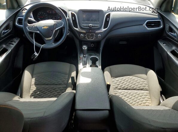 3GNAXJEV7JS603250 2018 CHEVROLET EQUINOX Gray Вид панелі приладів