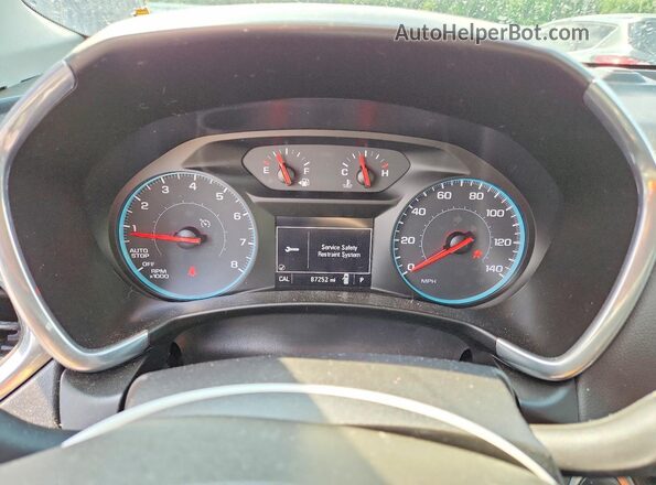 3GNAXJEV7JS613213 2018 CHEVROLET EQUINOX Gray Instrument cluster view