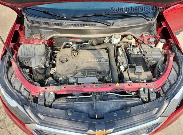 3GNAXJEV8JS513167 2018 CHEVROLET EQUINOX Red Vista del compartimento del motor