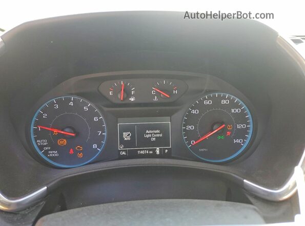 3GNAXJEV9JS561258 2018 CHEVROLET EQUINOX Blue Սարքավորումների վահանակի տեսք