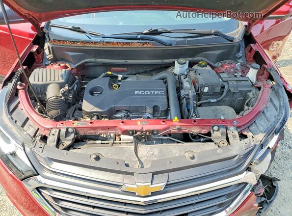 3GNAXJEV9JS617022 2018 CHEVROLET EQUINOX Red Вид підкапотного простору