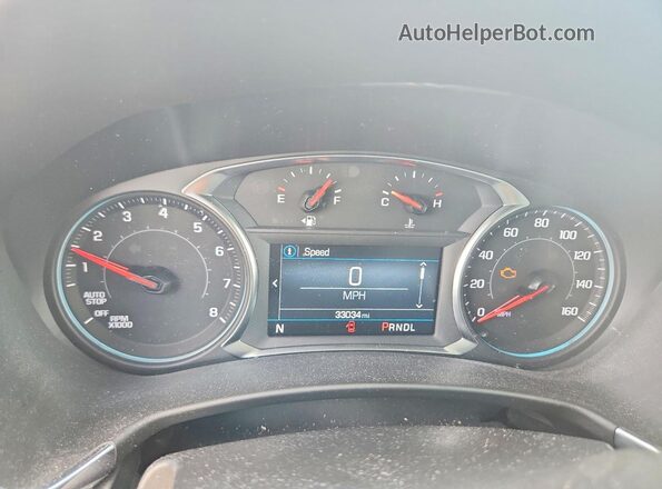 3GNAXKEG2PL271261 2023 CHEVROLET EQUINOX White Widok zestawu wskaźników