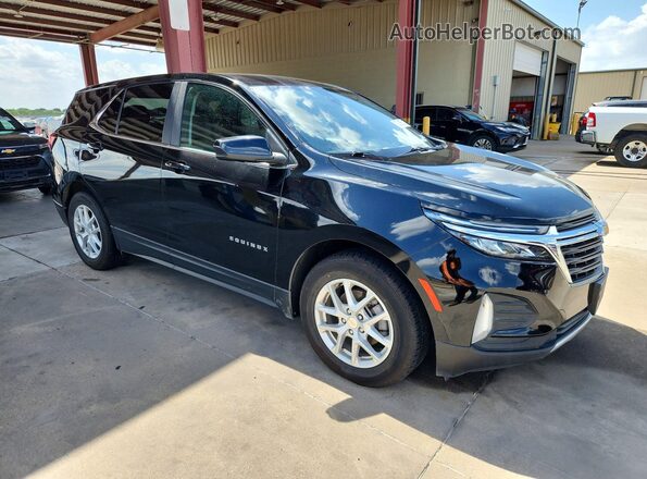 3GNAXKEG4PL186597 2023 CHEVROLET EQUINOX Черный Передняя правая четверть