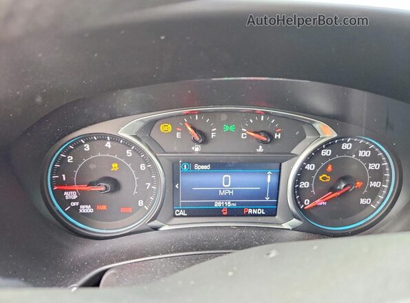 3GNAXKEG5PL242059 2023 CHEVROLET EQUINOX Серый Вид щитка приборов