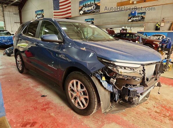3GNAXKEG7RL254412 2024 CHEVROLET EQUINOX Blue Առջևի աջ