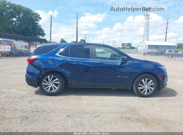 3GNAXKEG8PS114808 2023 CHEVROLET EQUINOX Синий Вид щитка приборов