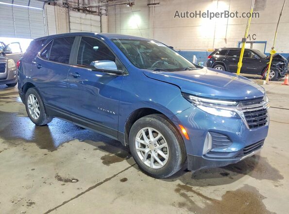 3GNAXKEG8RL120380 2024 CHEVROLET EQUINOX Blue Передня права чверть