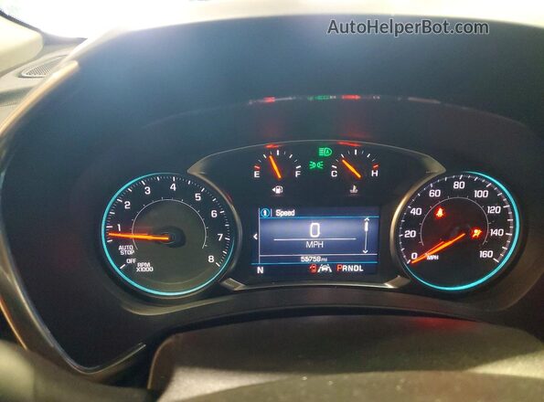 3GNAXKEG8RL120380 2024 CHEVROLET EQUINOX Blue Вид щитка приладів