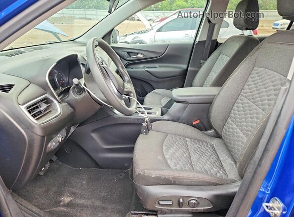 3GNAXKEV2KS528612 2019 CHEVROLET EQUINOX Синий Вид салона спереди