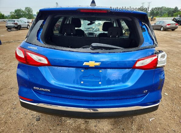 3GNAXKEV2KS528612 2019 CHEVROLET EQUINOX Синий Вид сзади