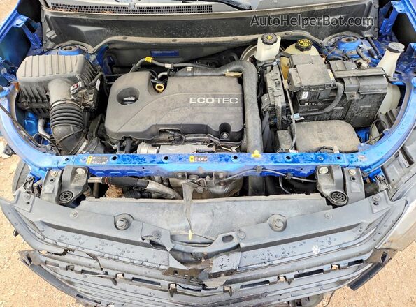3GNAXKEV2KS528612 2019 CHEVROLET EQUINOX Синий Вид подкапотного пространства
