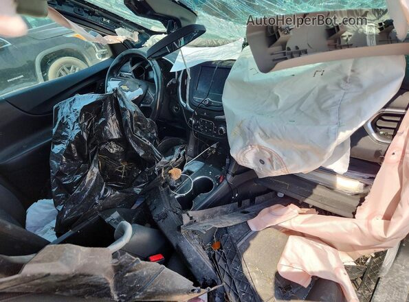3GNAXKEV3LS648016 2020 CHEVROLET EQUINOX Blue Вид панелі приладів