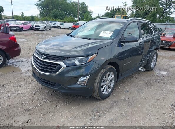 3GNAXKEV4ML356662 2021 CHEVROLET EQUINOX Серый Передняя левая четверть