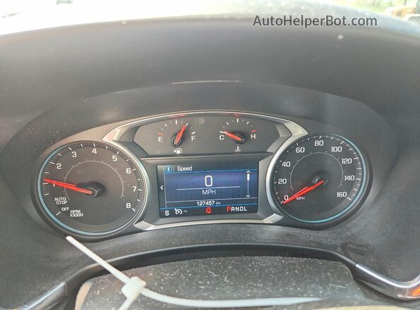 3GNAXKEV7KS659955 2019 CHEVROLET EQUINOX White Instrument cluster view