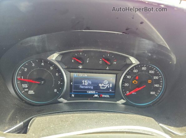 3GNAXKEV7LS510642 2020 CHEVROLET EQUINOX Red Вид щитка приладів